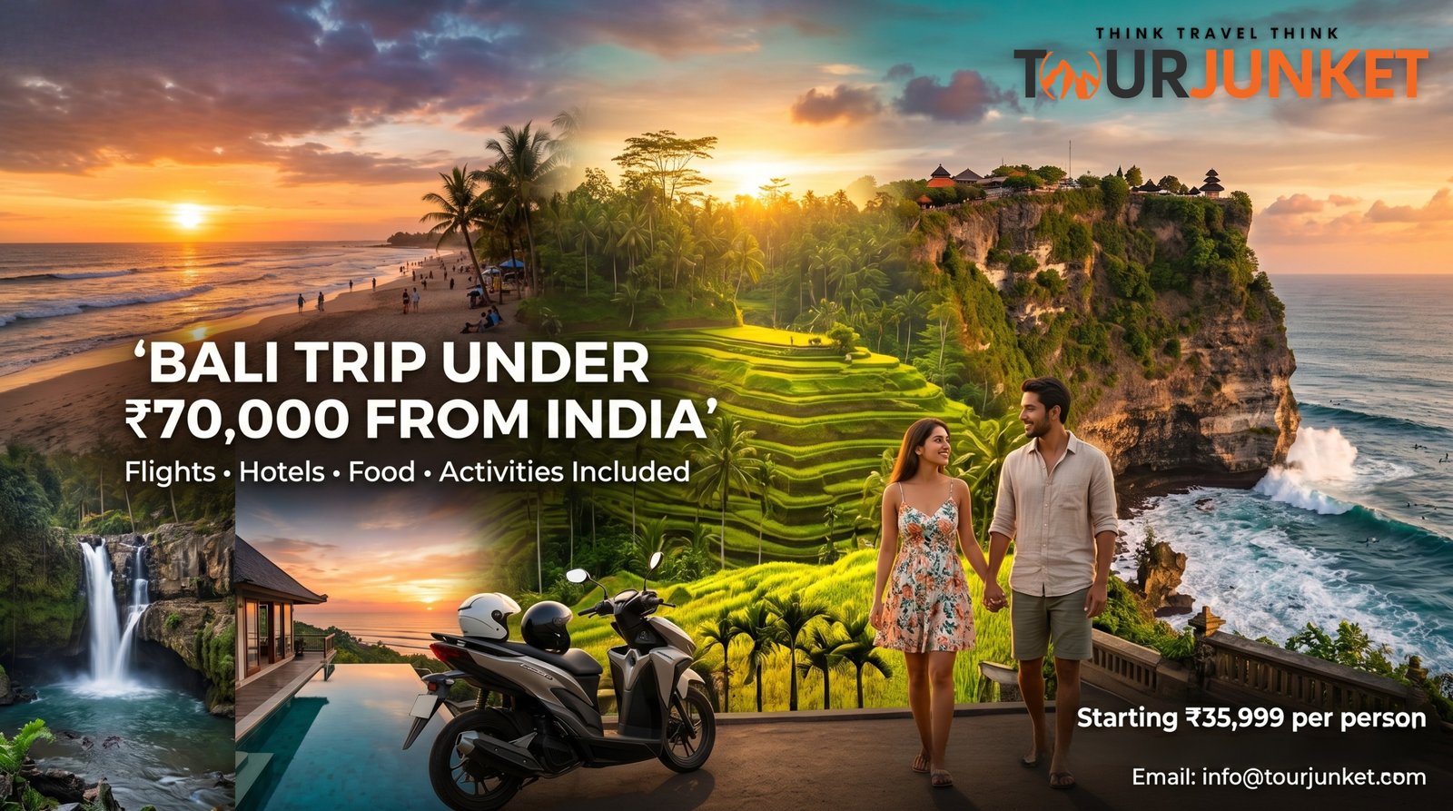 Bali Trip Under ₹70,000 from India