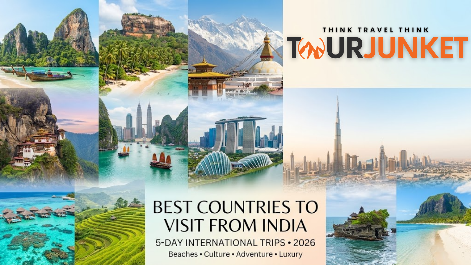 Best Countries to Visit from India for 5 Days Trip in 2026